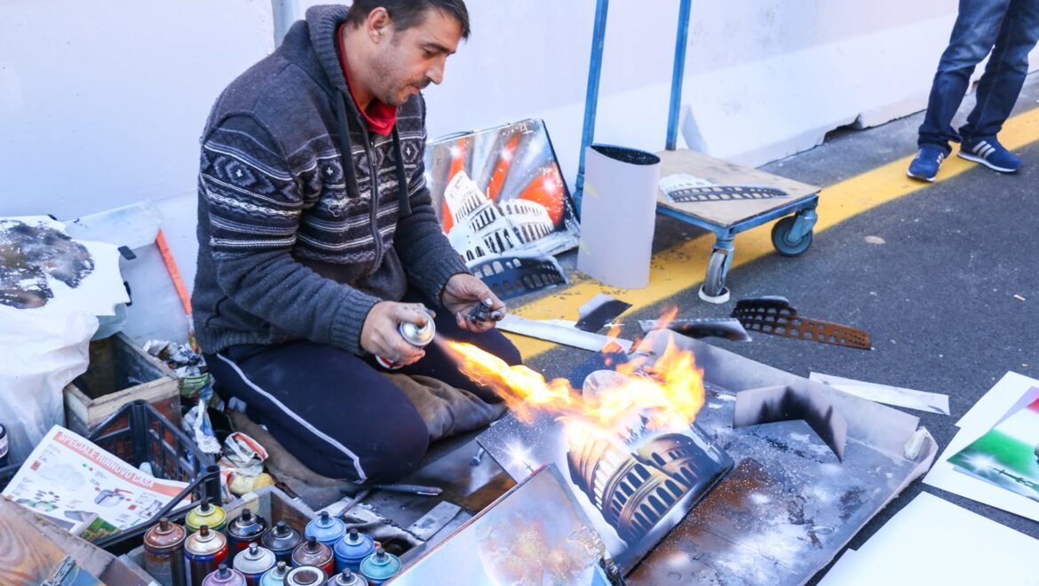 A Chance Encounter with a Roman Street Artist